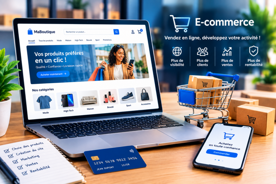 Créer une boutique en ligne rentable